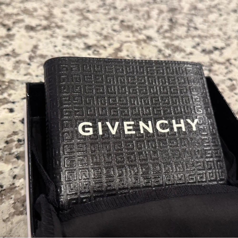 Givenchy Black Men's Leather Bifold Wallet